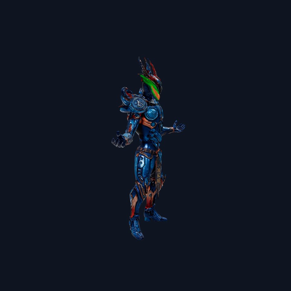 Mystic Warrior Armor model pack